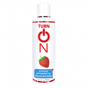 Съедобный лбрикант Wet Turn On Yummy Strawberry Flavored Lube 118 мл