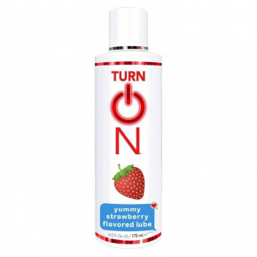 Съедобный лубрикант WET Yummy Strawberry Flavored Lube 178 мл