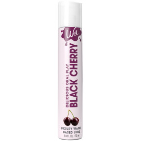 Wet | Лубрикант на водной основе Wet Oral Play Black Cherry (30 мл), съедобный, без сахара. Ціна: 319 грн
