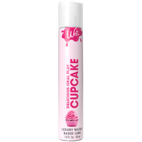 Wet | Лубрикант на водной основе Wet Oral Play Cupcake (30 мл), съедобный, без сахара. Ціна: 319 грн