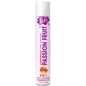 Wet | Согревающий лубрикант на водной основе Wet Warming Passion Fruit 4 in 1, без сахара (30 мл). Ціна: 349 грн