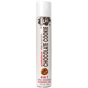 Согревающий лубрикант на водной основе Wet Warming Chocolate Cookie 4 in 1, без сахара (30 мл)
