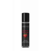 Wicked Sensual Care | Съедобный лубрикант WICKED AQUA STRAWBERRY FLAVORED 30ML. Цена 699 грн