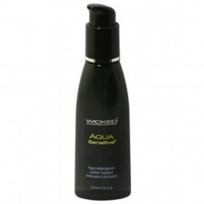 Wicked Sensual Care | Лубрикант гипоалергенный без глицерина WICKED AQUA SENSITIVE 120ML. Цена: 1 160 грн