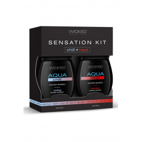 Wicked Sensual Care | Набор лубрикантов Wicked Sensual Care Sensation Kit охлаждение и разогрев, 45+45 мл. Цена: 1 698 грн