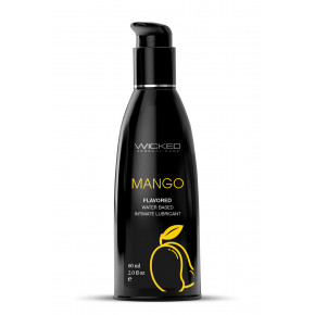 Wicked Sensual Care | Съедобный лубрикант со вкусом Манго WICKED AQUA MANGO LUBE 60ML. Цена: 845 грн