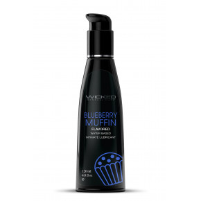 Wicked Sensual Care | Їстівний лубрикант wicked AQUA зі смаком чорничного маффіна 120 мл. Ціна: 990 грн