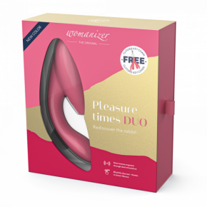 Womanizer | Инновационный бесконтактный cтимулятор Womanizer Duo Raspberry. Цена: 7 800 грн
