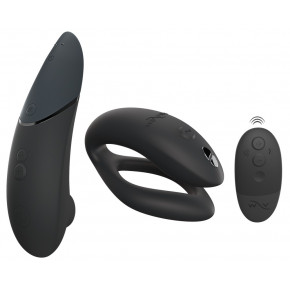 Womanizer | Коллекционный набор Womanizer Next + We-Vibe Sync O вакуумный стимулятор и вибратор для пар, черный. Ціна: 14500 грн