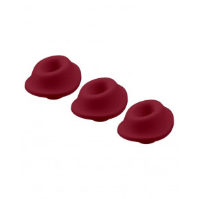 Womanizer | Сменные насадки Womanizer Premium и Classic (3 шт.), средние, бордо. Ціна: 450 грн