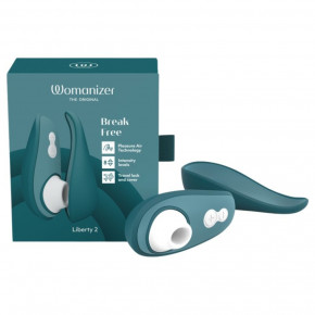 Womanizer | Вакуумный клиторальный стимулятор Liberty 2 Dark Petrol. Цена: 3 104 грн