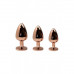Wooomy | Анальна пробка Wooomy Tralalo Rose Gold Metal Plug. Ціна 579 грн. Фото: 2