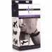 XR Brands | Двойной страпон с вибро Power Pegger Double Strap-On, черный. Ціна 8395 грн. Фото: 5