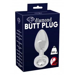 You2Toys | Анальная пробка с камнем Jewel Buttplug Small. Цена: 1 605 грн