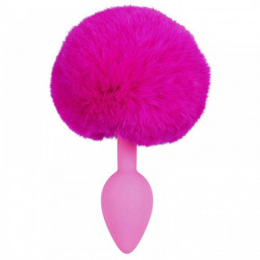 You2Toys | Анальная пробка с помпоном Pink Colorful Joy Bunny Tail Plug, силикон. Цена: 850 грн