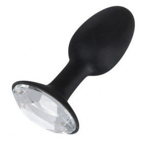 You2Toys | Анальная пробка со стразом You2Toys Butt Plug Diamond S, силикон, черная. Ціна: 1189 грн
