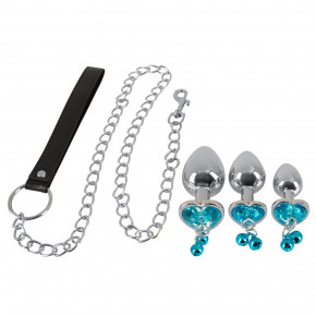You2Toys | Анальные пробки с поводком Butt Plug Set with a Leash. Ціна: 2399 грн