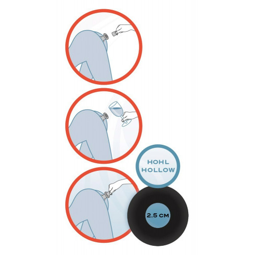 You2Toys | Анальная пробка с тонеллем You2Toys, силиконовая, черная, 10 х 5 см. Цена 1 250 грн. Фото: 5