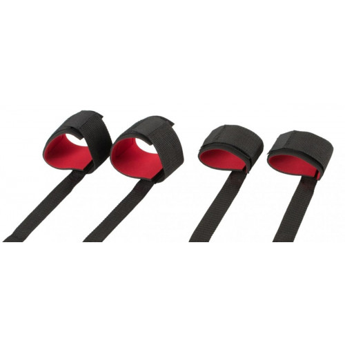 You2Toys | Бандажный набор You2Toys для фиксации рук и ног, черного цвета. Цена 1 395 грн. Фото: 2