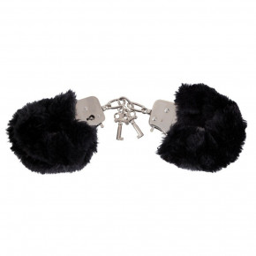 You2Toys | Наручники с искусственным мехом You2Toys, металлические, черные. Ціна: 1190 грн