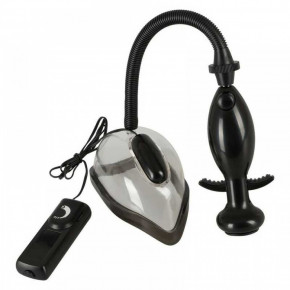 You2Toys | Вакуумный насос для половых губ, с вибрацией, черный. Цена: 2 200 грн