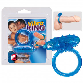 You2Toys | Виброкольцо силиконовое You2Toys Vibro Ring синее. Ціна: 850 грн