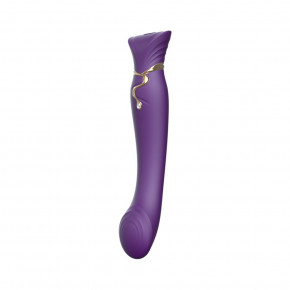 Zalo | Смартвибратор Zalo — Queen Twilight Purple, пульсирующая жемчужина, кристалл Swarovski. Цена: 5 949 грн