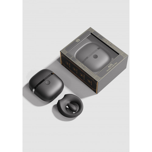 Zalo | Эрекционное виброкольцо Zalo Apis в кейсе, с приложением, черное, 6.3 × 3.2 см. Ціна 3630 грн. Фото: 1