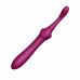 Zalo | Вагинально-клиторальный вибратор Zalo — Bess Velvet Purple, мультифункциональный с насадками. Цена 3 883 грн. Фото: 5
