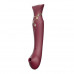 Zalo | Смарт-вібратор 3в1 Zalo Queen Wine Red, пульсуюча перлина та вакуум, кристал Swarovski. Ціна 4249 грн. Фото: 6