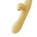 Zalo | Вибратор с подогревом и вакуумной стимуляцией клитора Zalo Rose Vibrator Strawberry Yellow. Цена 3 639 грн. Фото: 5