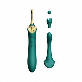 Zalo | Вибратор Bess Turquoise Green. Цена: 4 569 грн