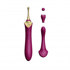 Zalo | Вібратор Bess Velvet Purple. Ціна: 3883 грн