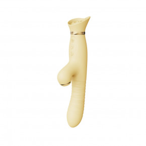 Zalo | Пульсатор Zalo - Rose Thruster Lemon Yellow. Ціна: 2549 грн