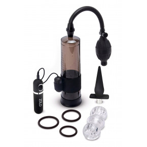 Zolo | Помпа для пениса Zolo Ultimate Performance Set включающая в себя набор из 6 предметов, черный. Цена: 6 899 грн