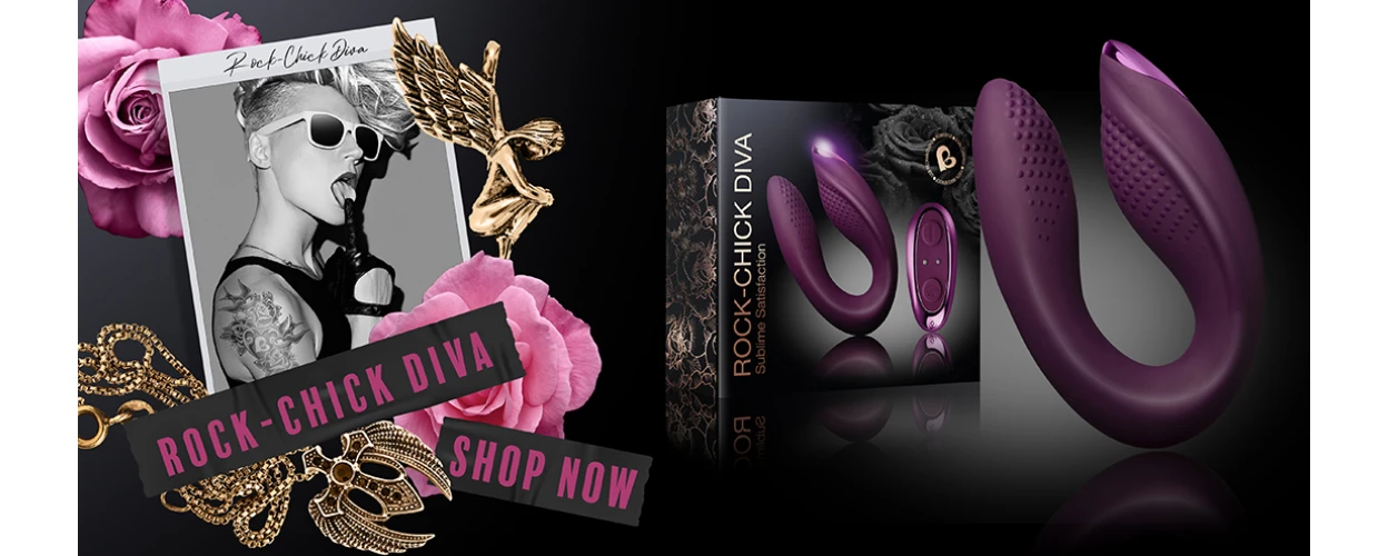 Вибратор Rocks Off Rock Chick Diva Purple