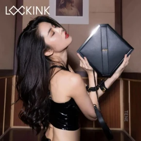 LOCKINK | Бондажный набор в сумке 4 предмета Черный Lockink. Цена: 5 129 грн