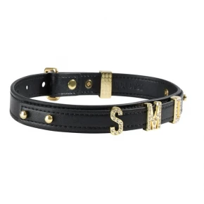 LOCKINK | Ошейник с надписью SMD, кожа Lockink. Цена: 1 895 грн