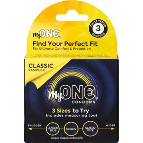 One | Презерватив MyONE Classic Sampler (три размера в одном). Цена: 340 грн