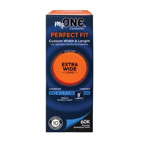 One | Презервативы MyONE Extra Wide and Long размер 60K, 10 шт. Цена: 850 грн