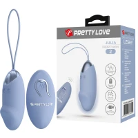 | Виброяйцо вагинальное Pretty Love Julia Dream с пультом, голубое, 18.6 х 2.8 см. Цена 1 550 грн