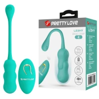  | Виброяйцо вагинальное Pretty Love Leshy с пультом, бирюзовое, 18.6 х 2.8 см. Цена 1 995 грн