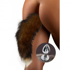 TABOOM | Анальный хвост с металлической пробкой Foxtail Buttplug TABOOM. Цена: 2 100 грн